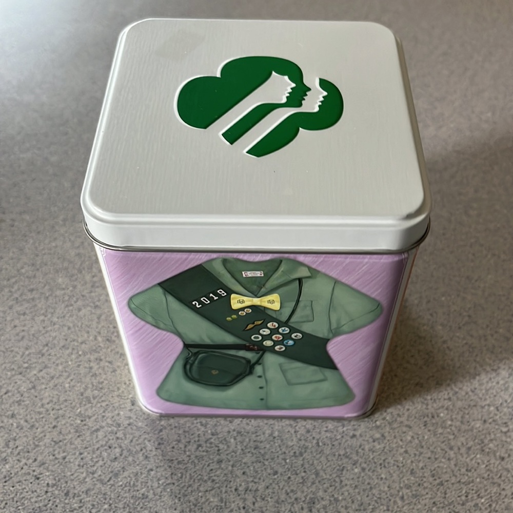 Collectible Girl Scout Cookie Tins (4 piece) - Picture 2 of 8